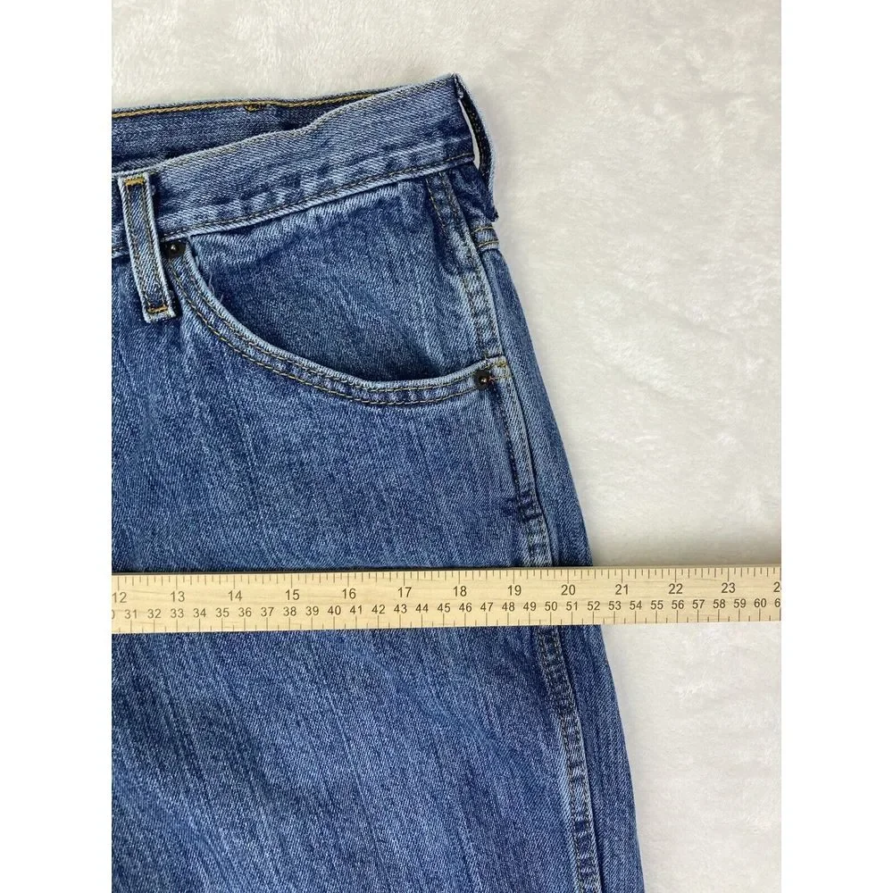 Cinch Jeans Raw Hem Short Medium Wash‎ Mens Size 34x26 (33x26 Measured)